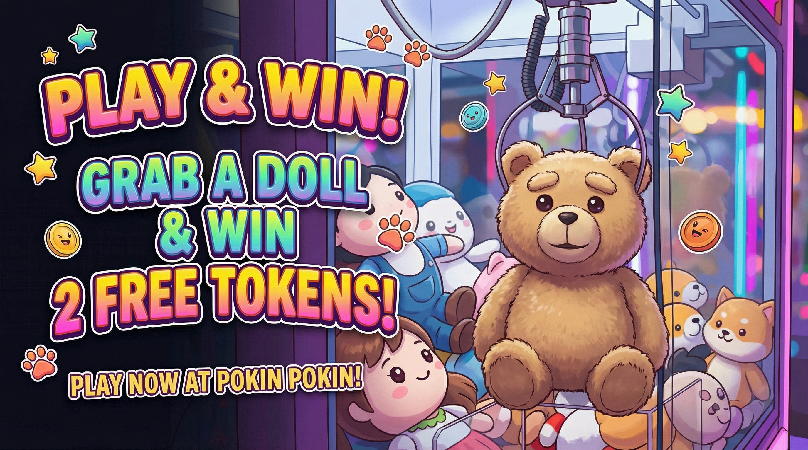 Play & Win Free Tokens